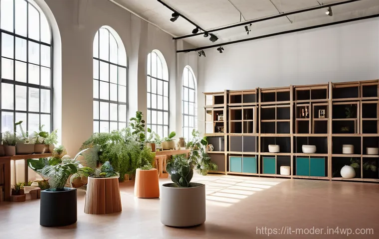 지속 가능한 비즈니스 모델을 위한 정책 제안 - **"Cradle-to-Cradle Italian Design Studio"**
A vibrant, sunlit Italian design studio where a div...